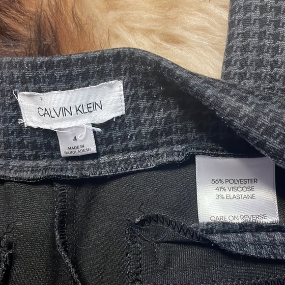 Calvin Klein Dog Tooth Dress Pants - Picture 3 of 8